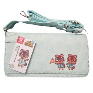 Animal Crossing Mint Leaves Green Sling Bag for Nintendo Switch & Switch Lite